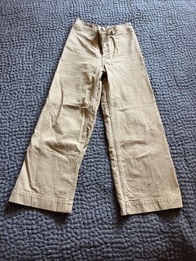 Jesse Kamm Light Khaki Cotton Trousers